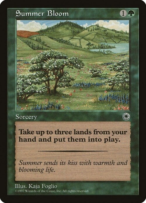 Summer Bloom Card Front