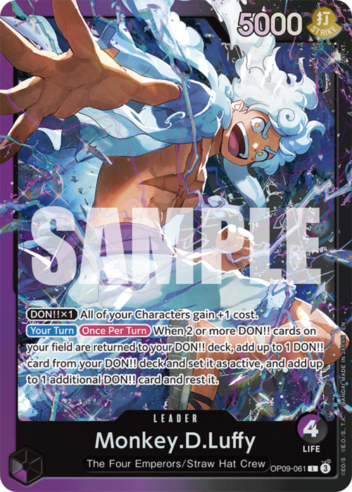 Monkey.D.Luffy ST-26: Starter Deck Purple Black Monkey.D