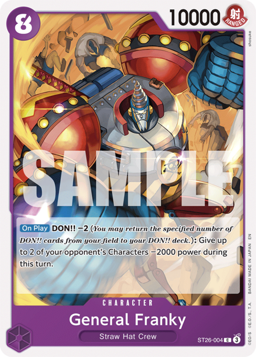 General Franky Card Front