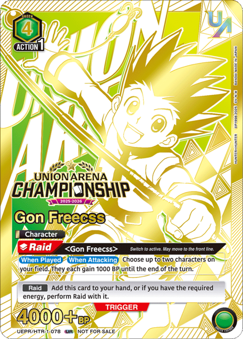Gon Freecss Card Front