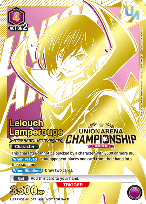 Lelouch Lamperouge Card Front