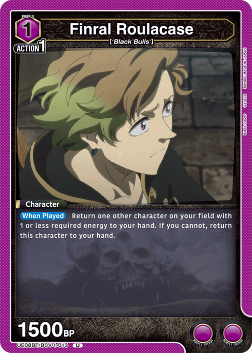 Finral Roulacase Card Front