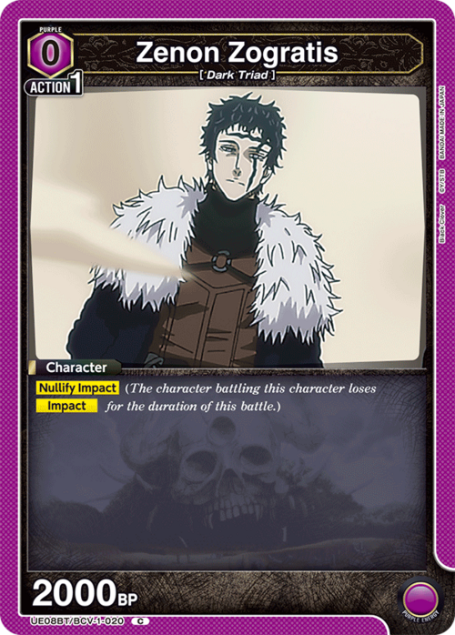 Zenon Zogratis Card Front