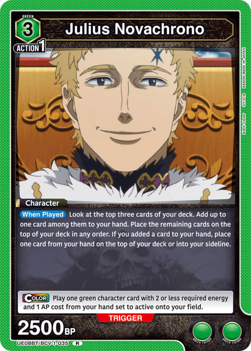 Julius Novachrono Card Front