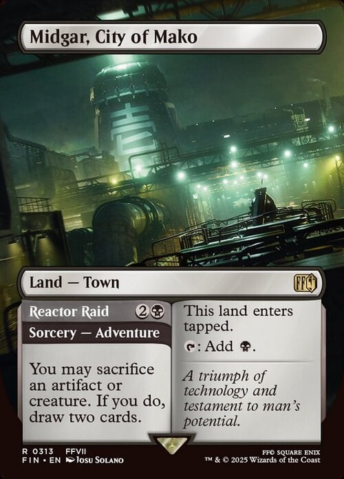 Midgar, City of Mako // Reactor Raid Card Front