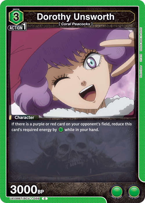 Dorothy Unsworth Card Front