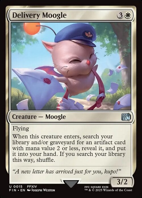 Delivery Moogle Card Front