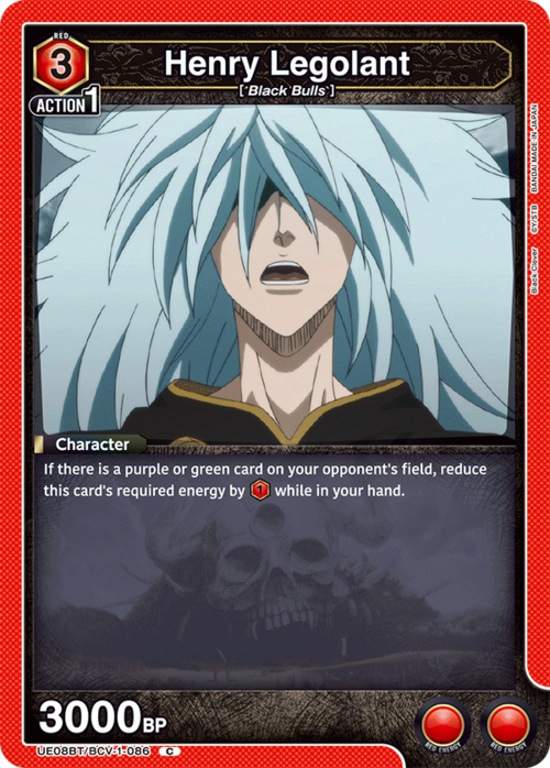 Henry Legolant Card Front