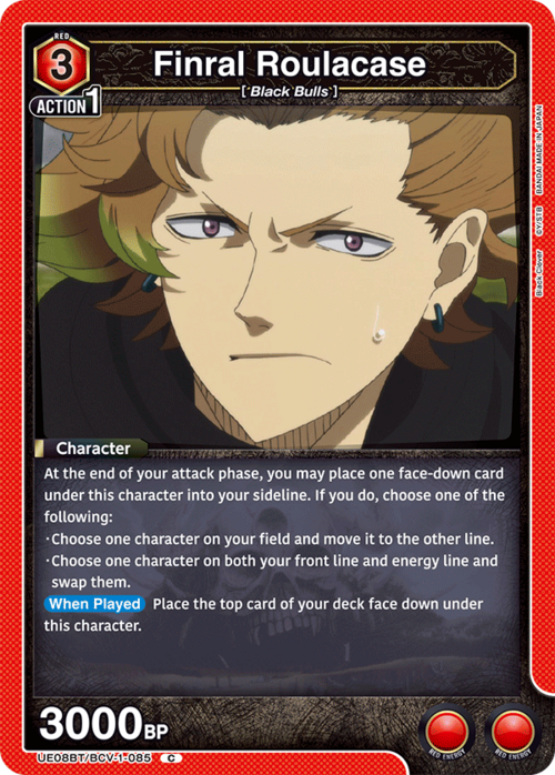 Finral Roulacase Card Front