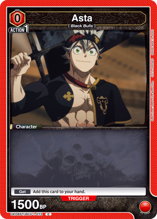 Asta Card Front