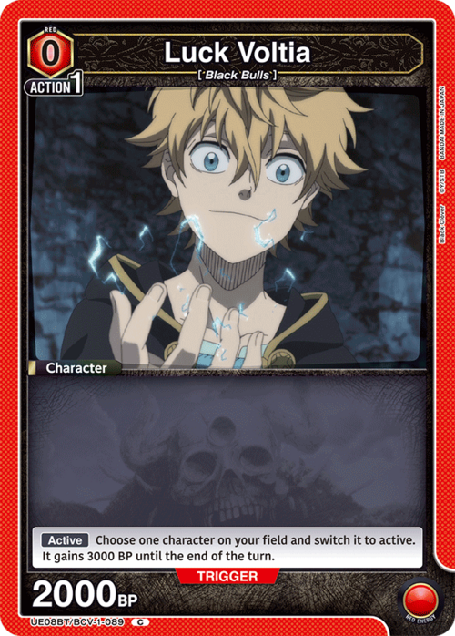 Luck Voltia Card Front