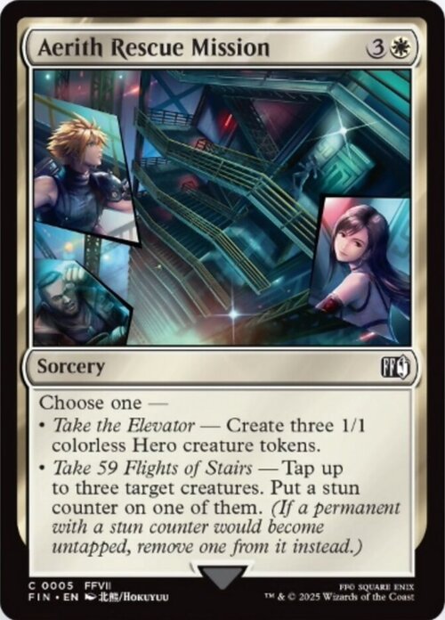 Aerith Rescue Mission Card Front