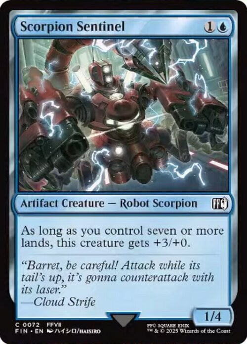 Scorpion Sentinel Card Front