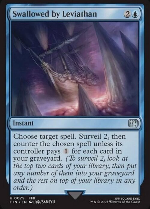 Swallowed by Leviathan Card Front