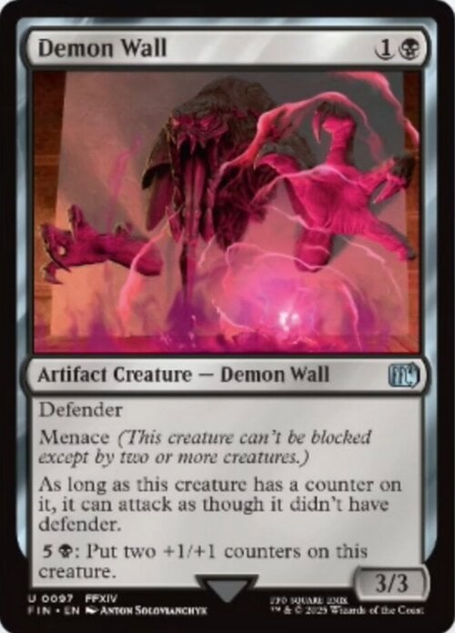 Demon Wall Card Front