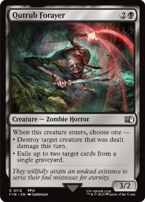 Qutrub Forayer Card Front