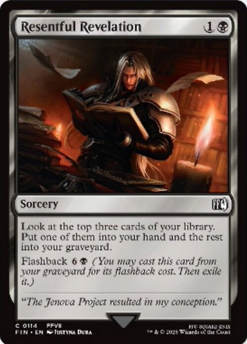 Resentful Revelation Card Front
