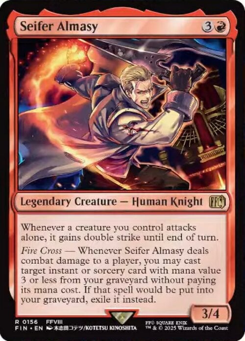 Seifer Almasy Card Front