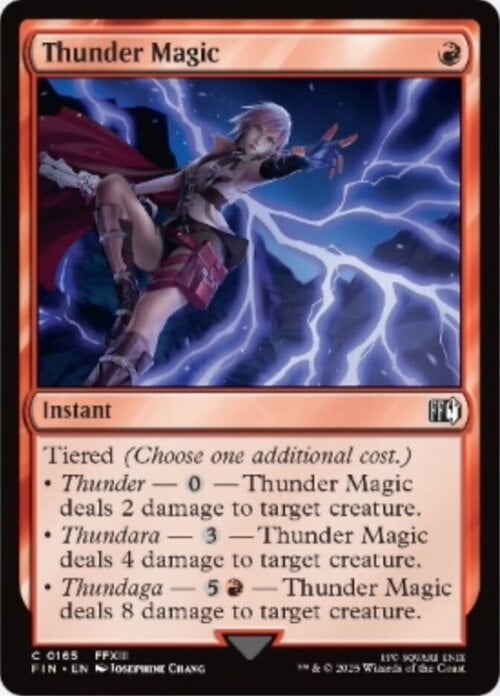 Thunder Magic Card Front