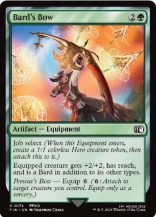 Bard's Bow Card Front