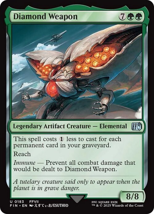 Diamond Weapon Card Front