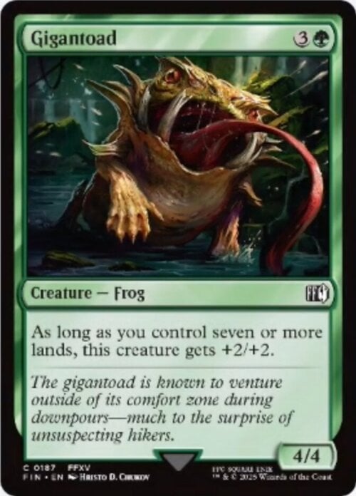 Gigantoad Card Front