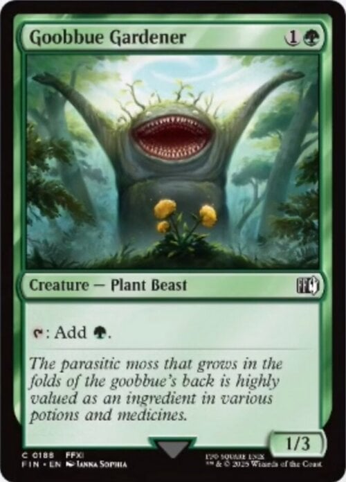 Goobbue Gardener Card Front