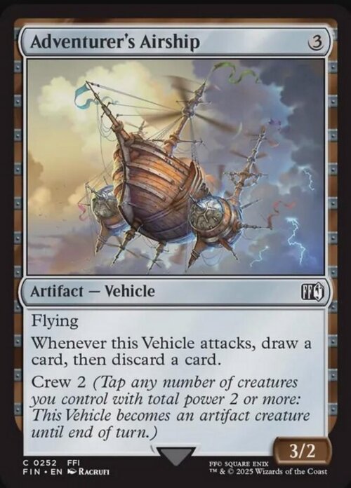 Adventurer's Airship Card Front