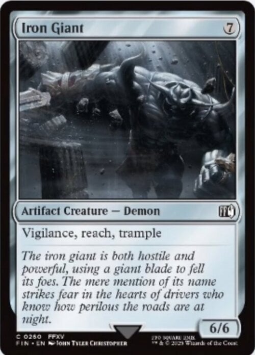 Iron Giant Card Front