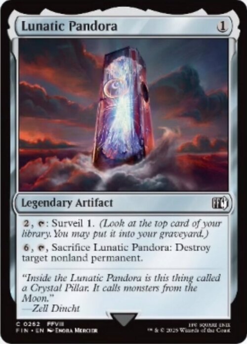 Lunatic Pandora Card Front