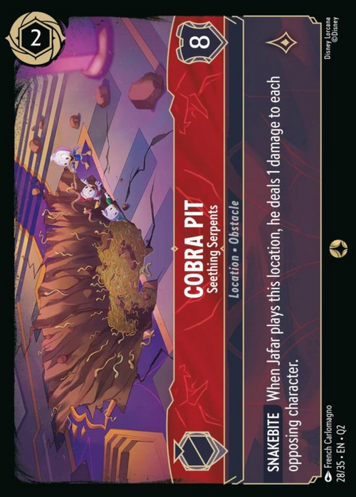 Cobra Pit - Seething Serpents Card Front
