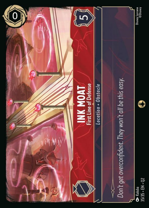 Ink Moat - First Line of Defense Card Front