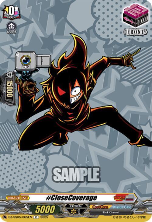 #CloseCoverage Card Front