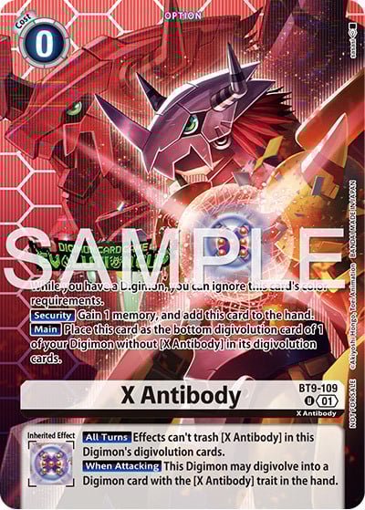 X Antibody Card Front