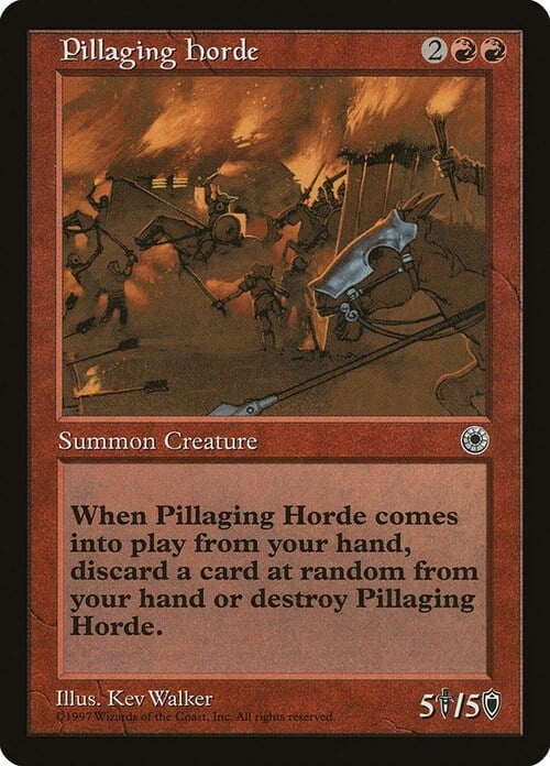 Pillaging Horde Card Front