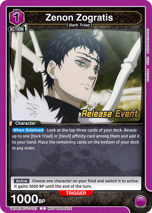 Zenon Zogratis Card Front