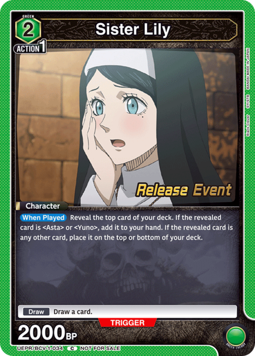 Sister Lily Card Front