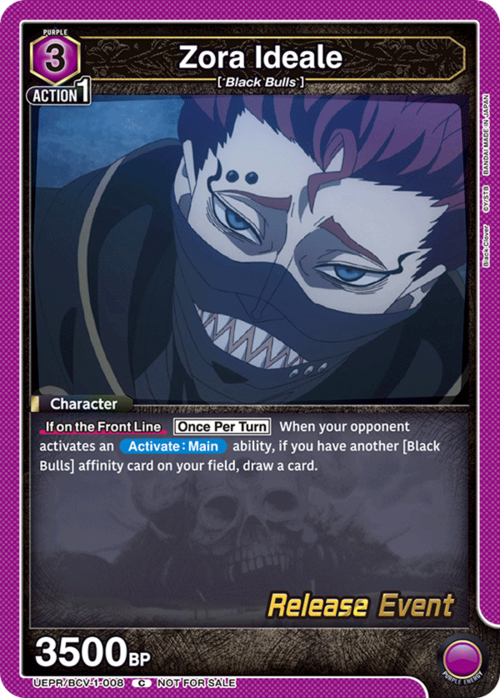 Zora Ideale Card Front