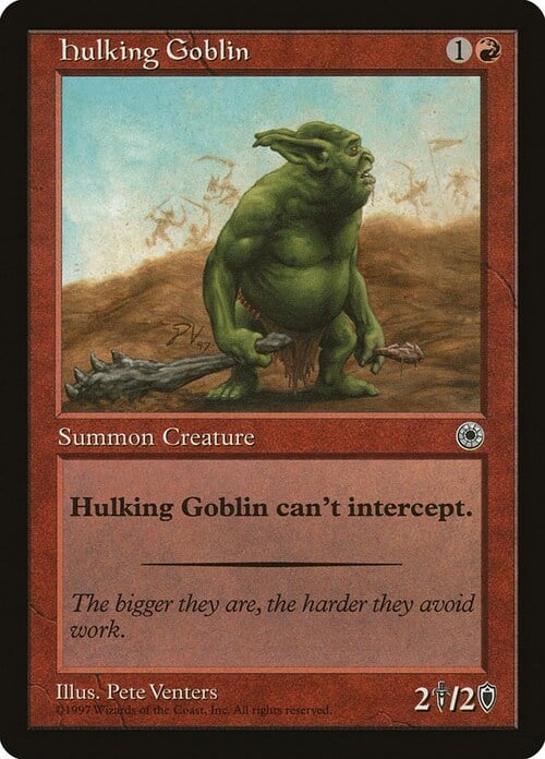 Hulking Goblin Card Front