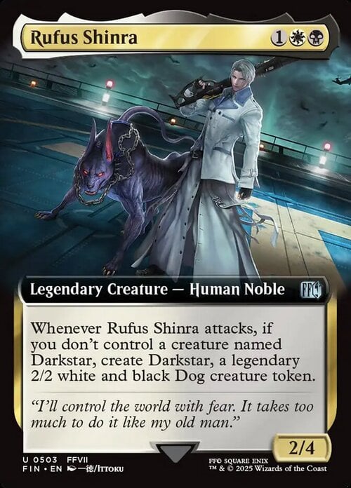 Rufus Shinra Card Front