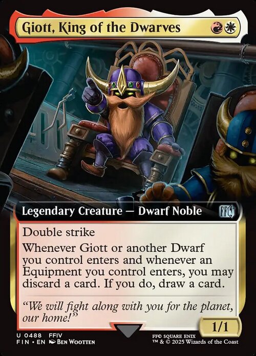 Giott, King of the Dwarves Card Front
