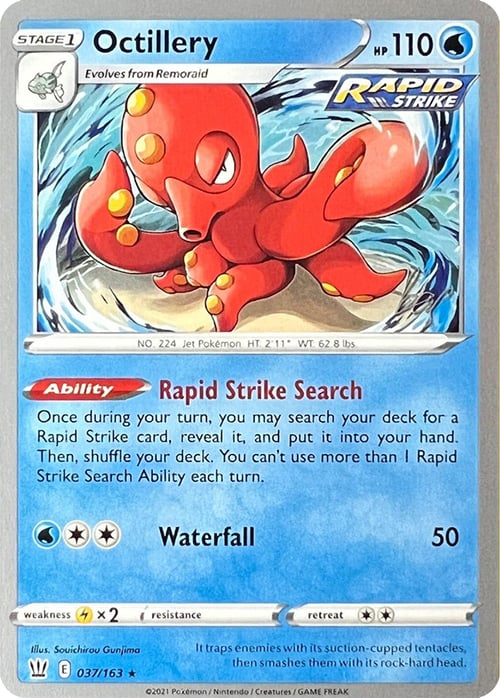Octillery [Suction Cups | Smokescreen] Card Front