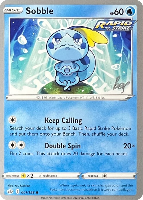 Sobble [Bind] Card Front
