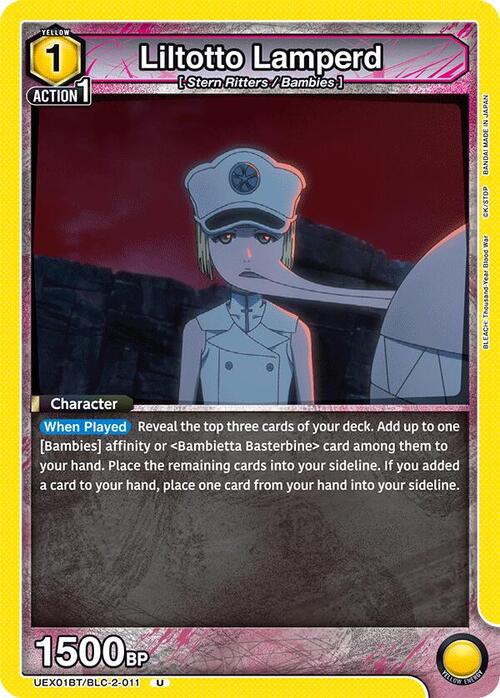 Liltotto Lamperd Card Front