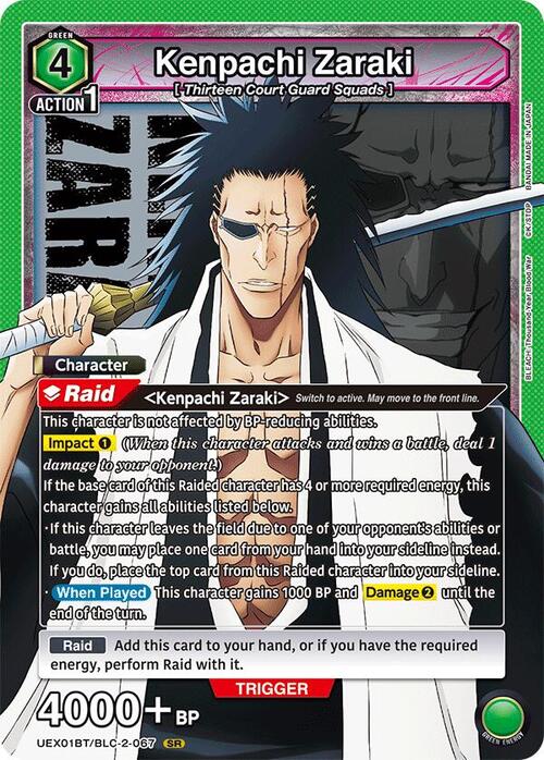 Kenpachi Zaraki Card Front