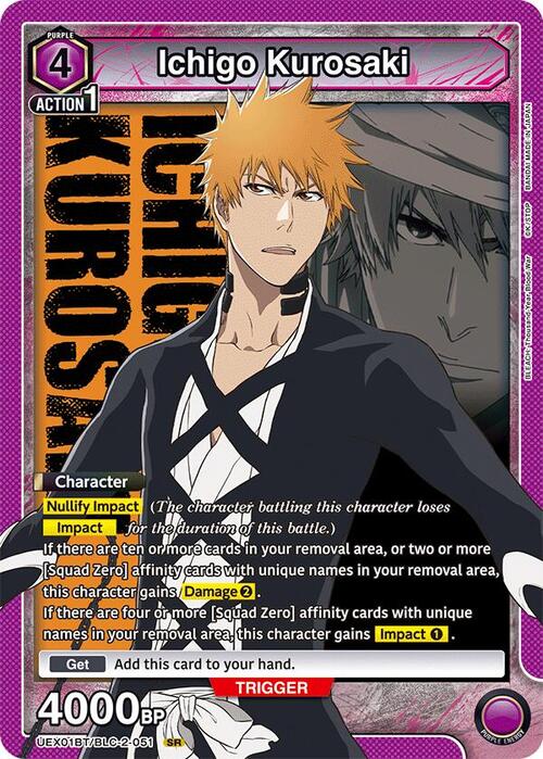 Ichigo Kurosaki Card Front