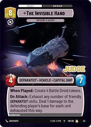 The Invisible Hand - Imposing Flagship Card Front