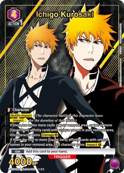 Ichigo Kurosaki Card Front