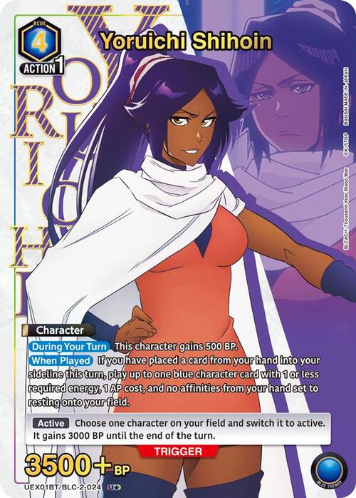 Yoruichi Shihoin Card Front
