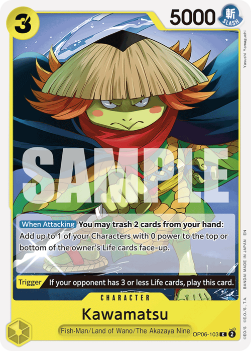 Kawamatsu Card Front